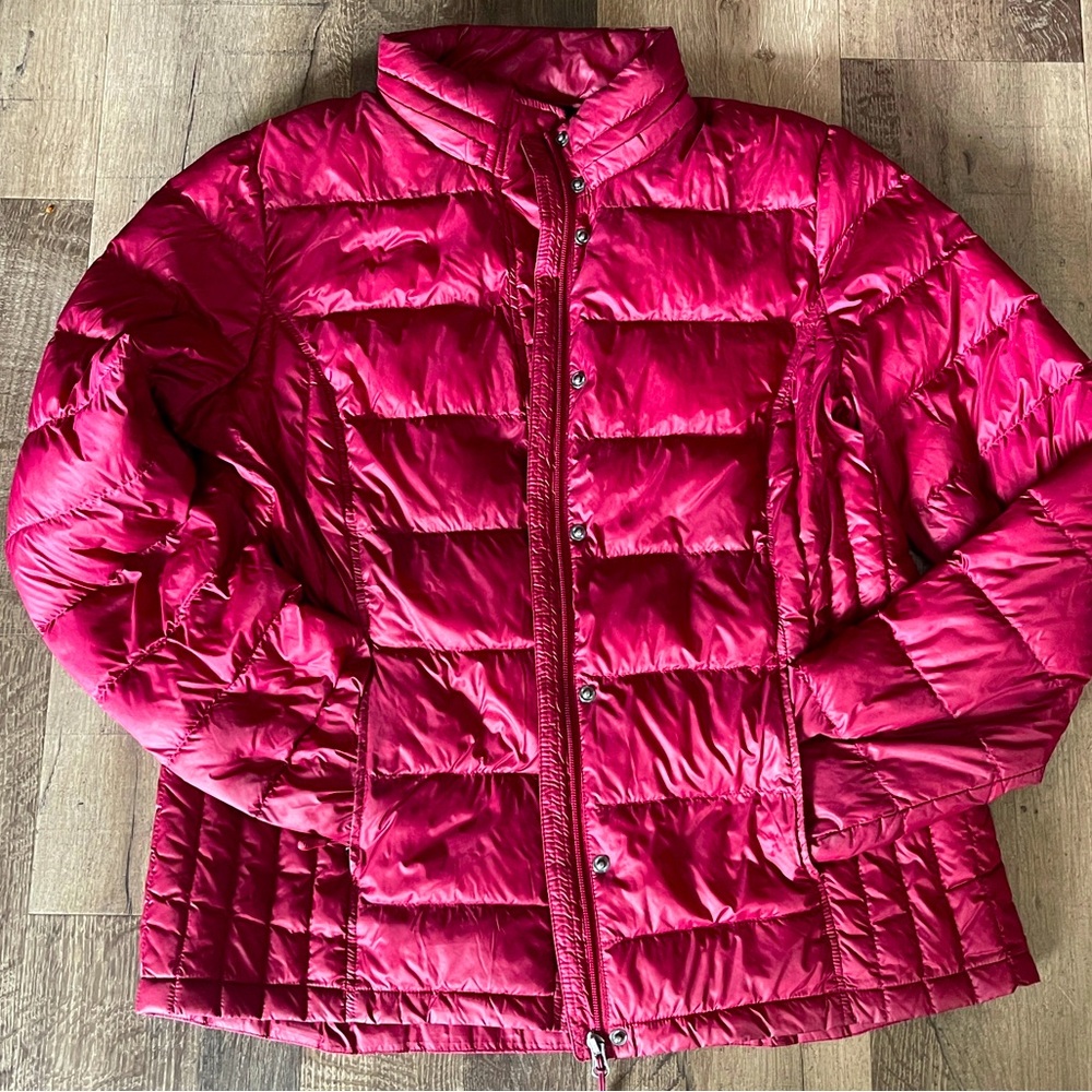 32 Degrees Heat Down/ Puffer Jacket Maroon Size Large
